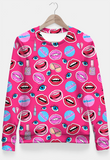 Hot Lips I Taillierte Fitted Waist Sweater Women