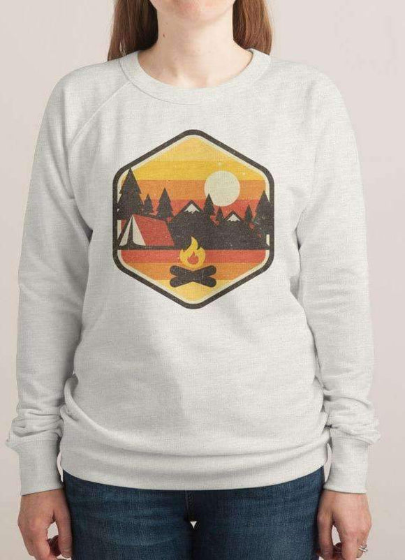 RETRO CAMPING WOMEN SWEAT SHIRT