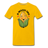 Amazing Maize Cartoon T-shirt Men's Premium Funny Graphic Cute Cartoon