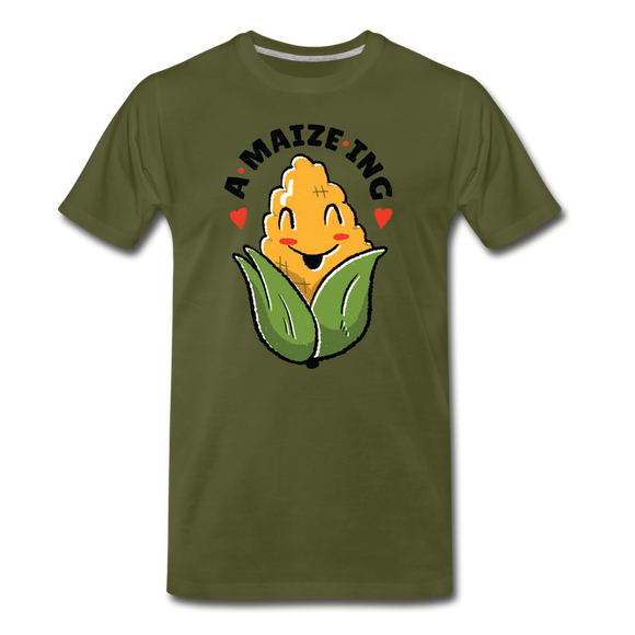 Amazing Maize Cartoon T-shirt Men's Premium Funny Graphic Cute Cartoon