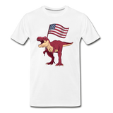 Patriotic T-rex T-shirt Unisex Funny Graphic Dinosaur Tee