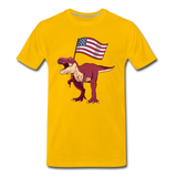 Patriotic T-rex T-shirt Unisex Funny Graphic Dinosaur Tee