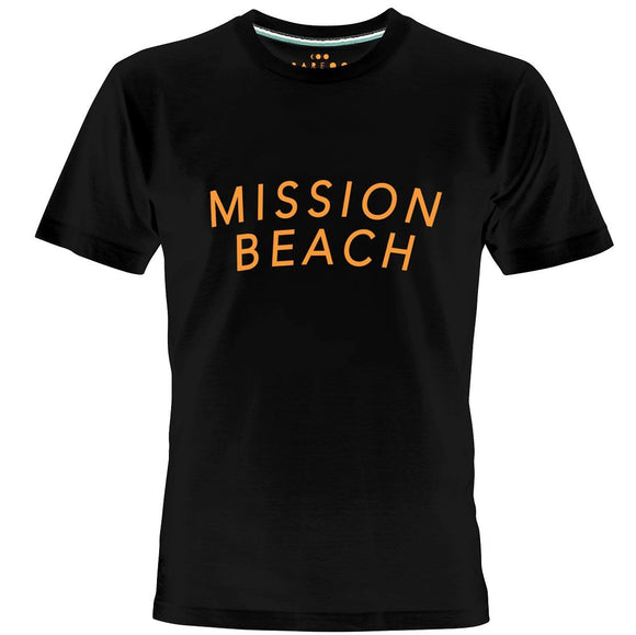 MISSION BEACH LOGO PRINT MEN T-SHIRT